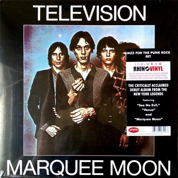 Television ‎– Marquee Moon (1977) - New Lp Record 2012 Europe Import 180  Gram Vinyl - New Wave / Rock